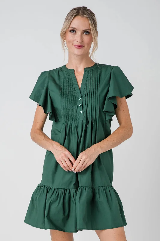 Best Bargains Sugarlips Lizzy Pleated Ruffle Mini Dress