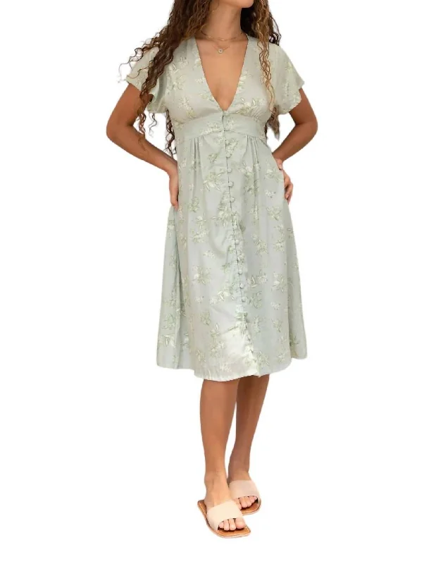 Blowout Deals Brynn Dress In Jade