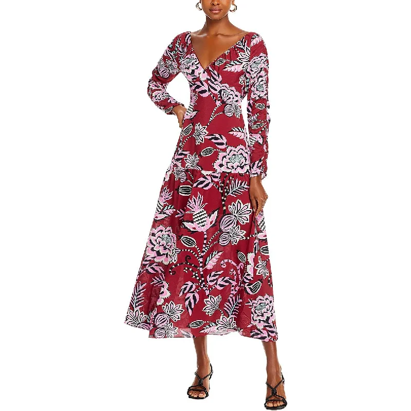 Can't Miss Womens Deep V Neck Long Maxi Dress