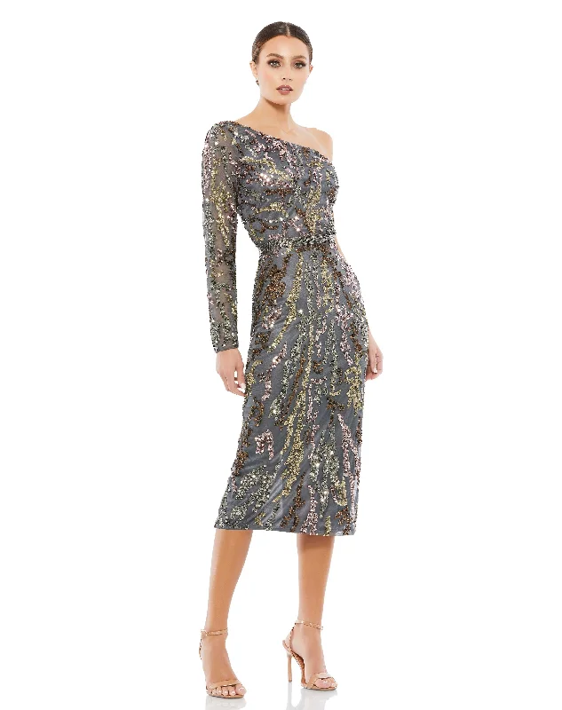 Overstock ONE SHOULDER GOWN
