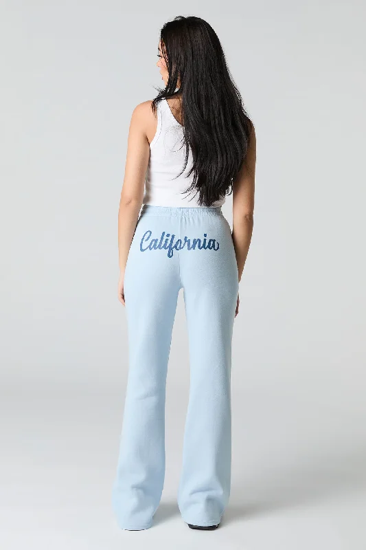 Limited Availability California Graphic Fleece Flare Sweatpant