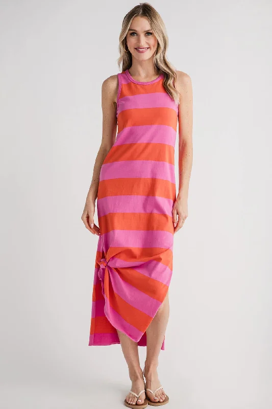 Best Bargains RD Style Striped Maxi Dress