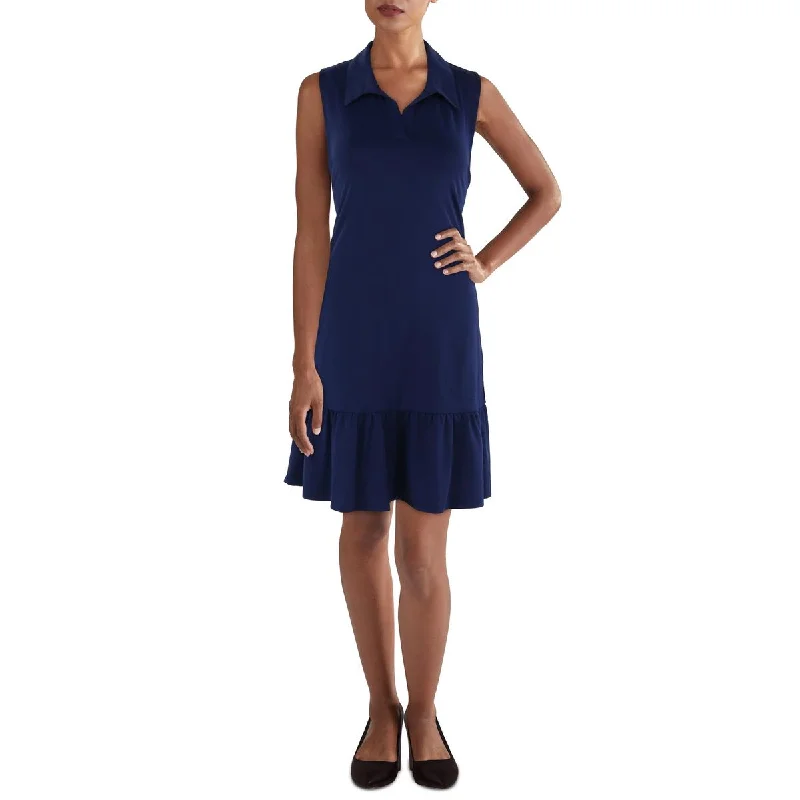 YEAR-End Sale Womens Collar Midi Shift Dress