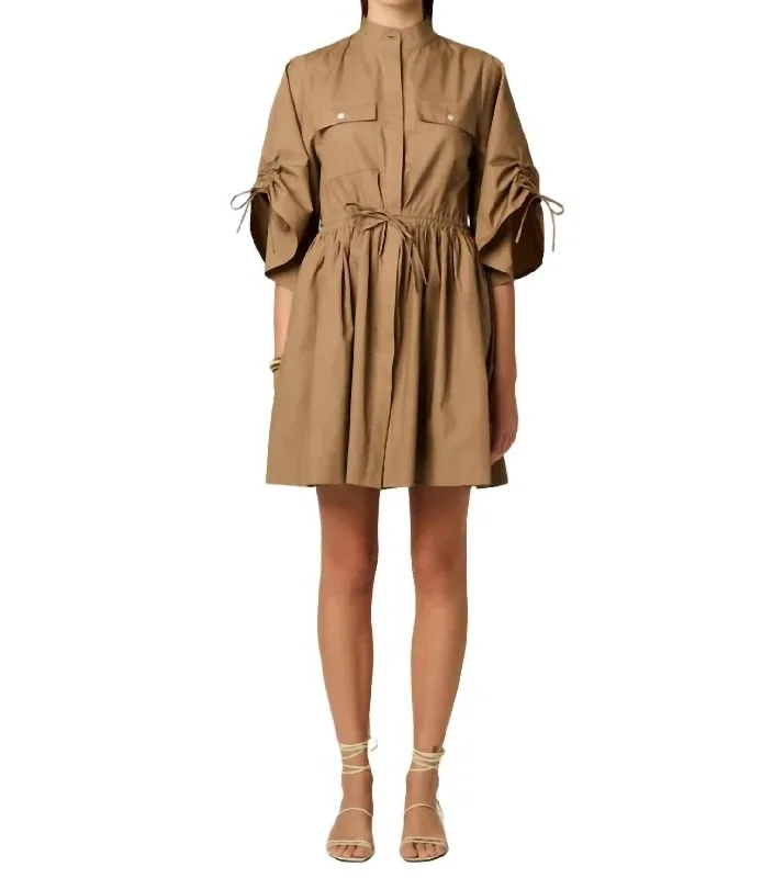 Get It Before It’s Gone Hannah Dress In Khaki