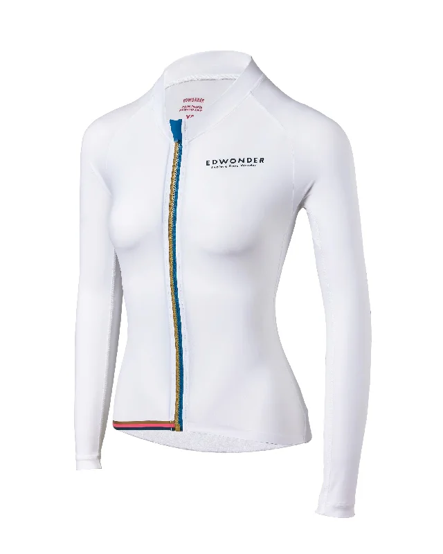 Epic Deals Women's EdW Edition Long Sleeve Jersey 3.0 - White