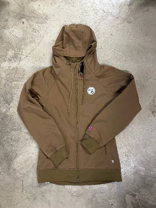 Doorbuster Deal Always Boardshop Tech Zip Up Jacket Women's Coyote