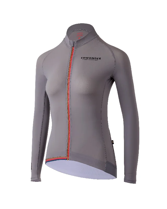 Price Blitz Women's EdW Edition Long Sleeve Jersey - Steel Gray