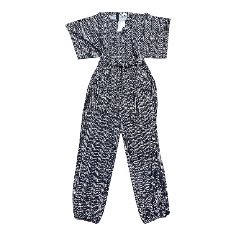 Bonus Savings Jumpsuit By Adyson Parker In Navy, Size: 1x