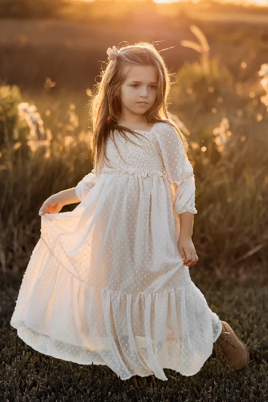 Mega Sale Sophia Maxi (natural swiss dot)