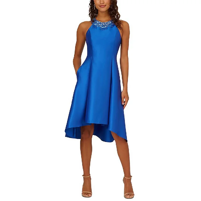 Sale Event Mikado Womens Satin Embellished Cocktail And Party Dress