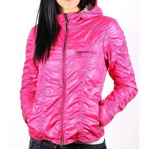 Limited Time Discount Fuxia 44 EUR - 10 US Hogan ladies jacket with hood KJW12268030BSSL605