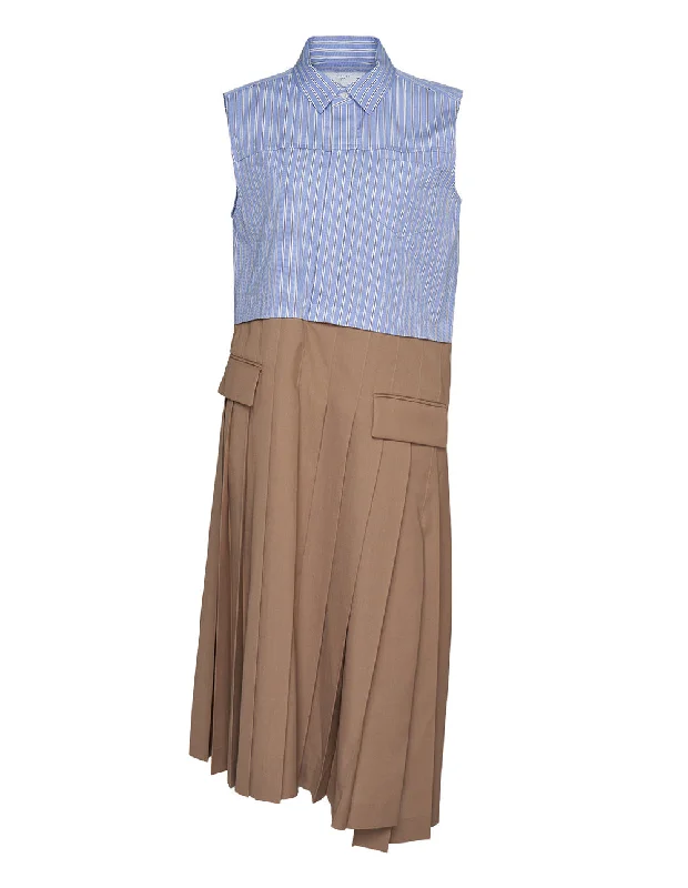 Hurry In Suiting x Cotton Poplin Dress