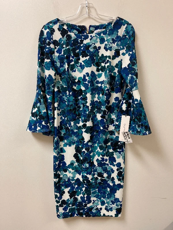 Lowest Price Dress Casual Midi By Calvin Klein In Blue, Size: S