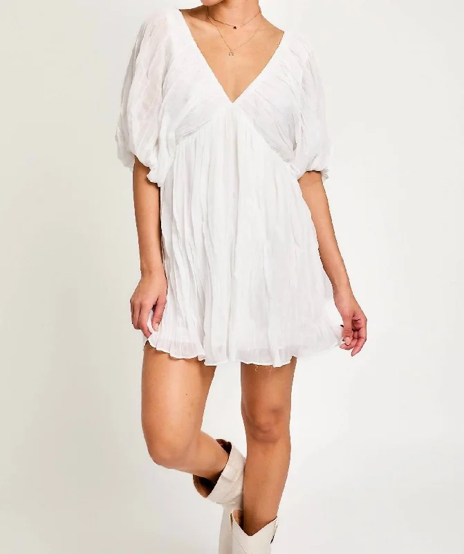 Exclusive Access Don't Complicate It Dress In White