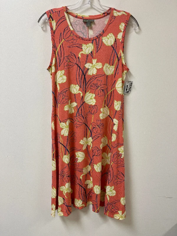 Early Bird Discount Dress Casual Short By Style And Company In Orange, Size: M