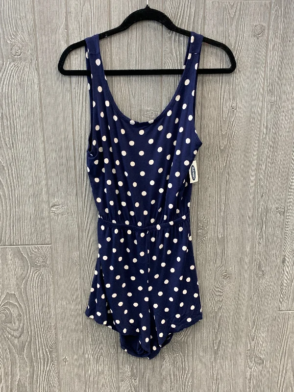Price Slash Blue Romper Old Navy, Size M