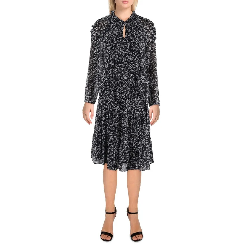Get It Before It’s Gone Womens Floral Belted Mini Dress