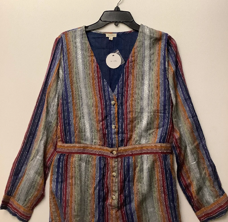 Deal Zone Romper By En Creme In Multi-colored, Size: L