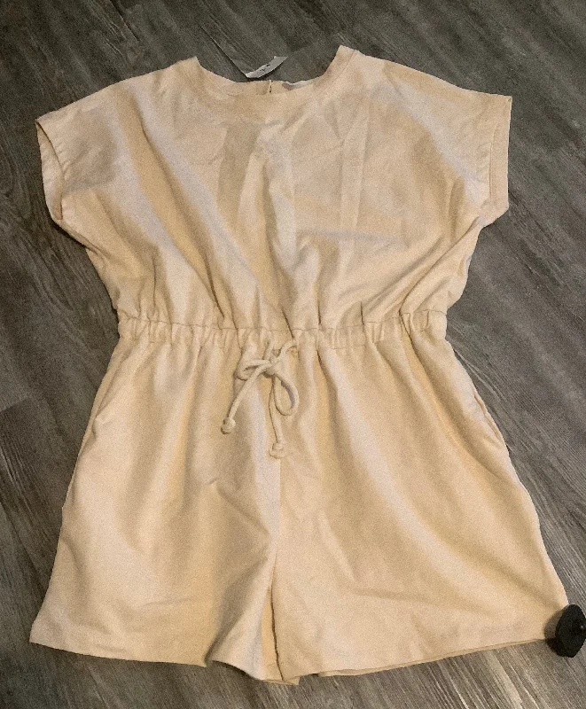 Must-Have Deals Cream Romper Wishlist, Size L