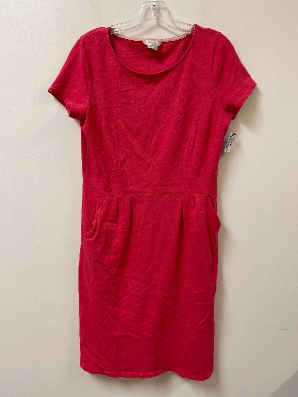 Value Deals Dress Casual Midi By Boden In Pink, Size: L