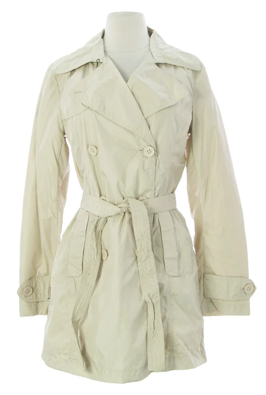 Mega Sale ADD Women's Sand Belted Tunic Polyamide Jacket UAW006 $250 NEW