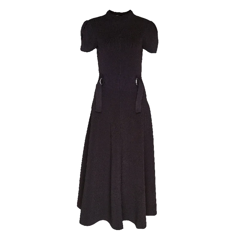 Inventory Reduction Compact Rib Tulip Dress