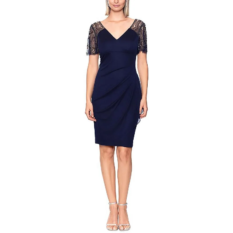 Today’s Special Womens V-Neck Beaded Cocktail And Party Dress