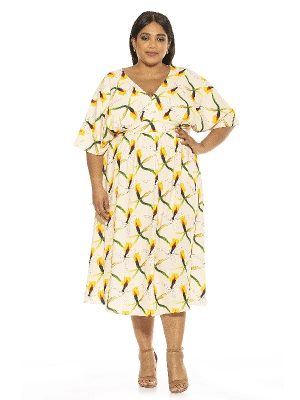 Bargain Prices August Midi Dress - Plus Size
