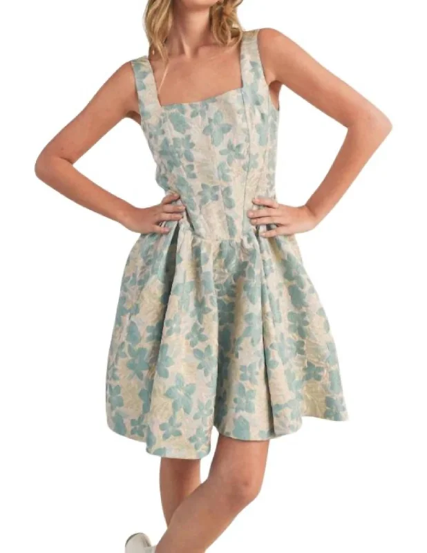 Year-End Clearance Elegant Moment Dress In Blue