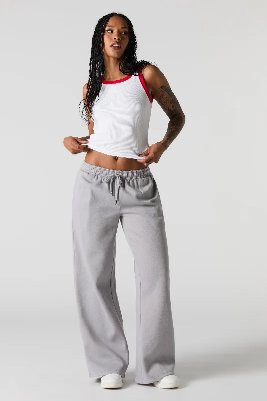 Great Deals Fleece Wide Leg Sweatpant