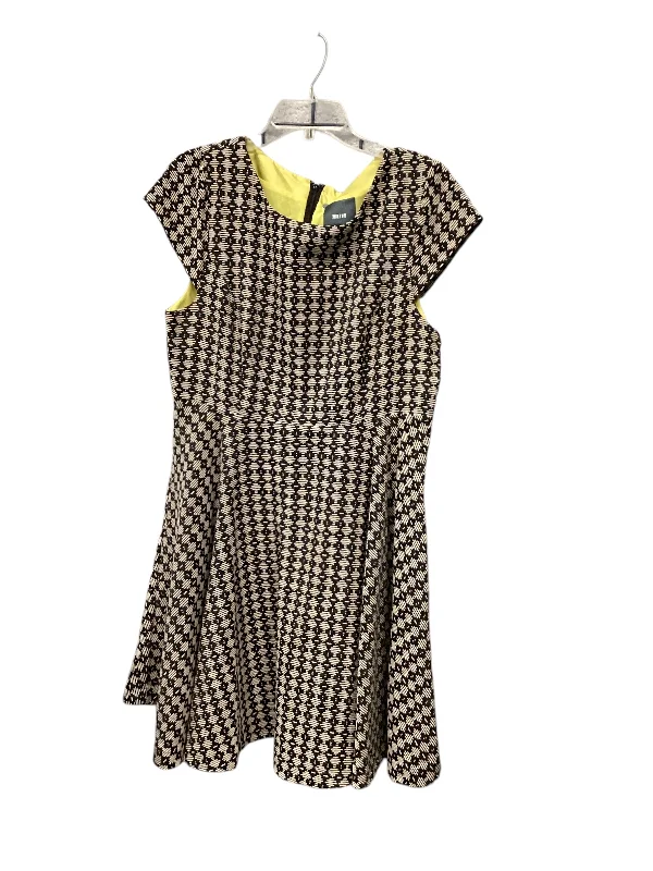 Final Clearance Dress Casual Short By Maeve In Black & Cream, Size: 14