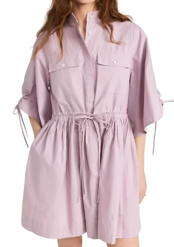 Closeout Sale Hannah Mini Dress In Lilac
