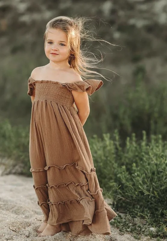 Bargain Bin Marabella Dress (mocha muslin)