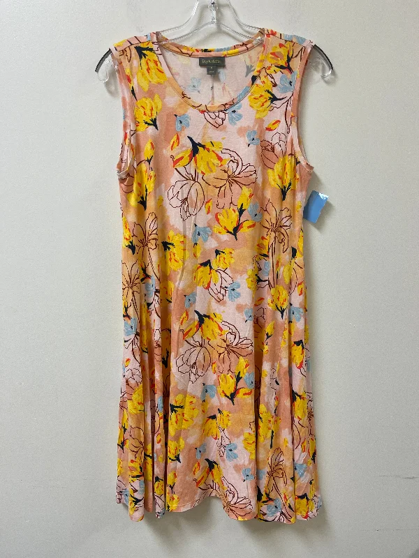 Seasonal Sale Dress Casual Short By Style And Company In Floral Print, Size: M