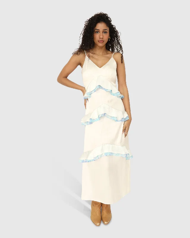 Markdowns Lovely Day Ruffle Maxi Dress