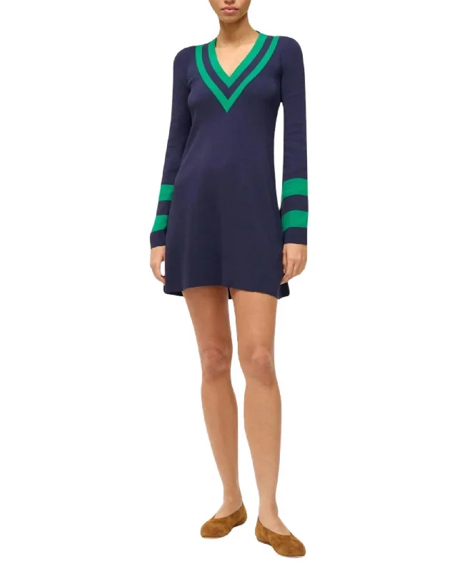 Flash Deals Sunshine Dress In Navy/seaweed