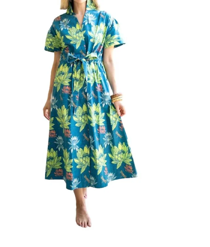 TIME-Limited Offer Bria Maxi Dress In Lotus Love