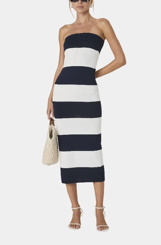 Final Markdown Bodycon Knit Midi Tube Dress