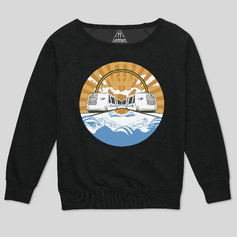 Savings Bonanza ZION TRAIN WOMEN'S SCOOP NECK SWEATSHIRT