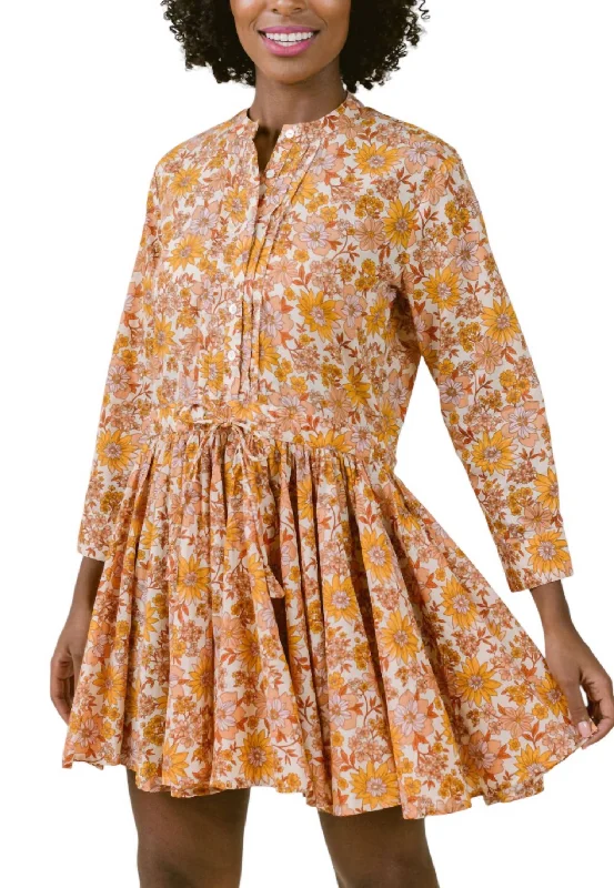 Instant Savings Reece Dress In Autumn Bloom