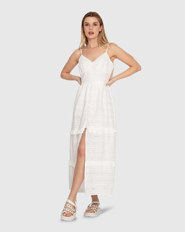 Instant Discount Superstition Tiered Maxi Dress