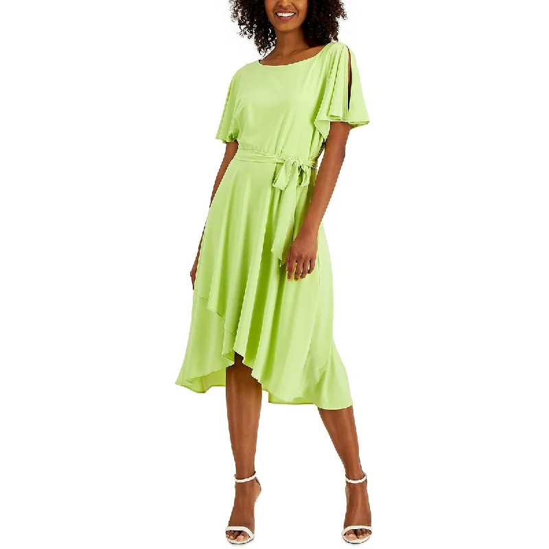 Major Savings Womens Flutter Sleeve A-Line Cocktail and Party Dress