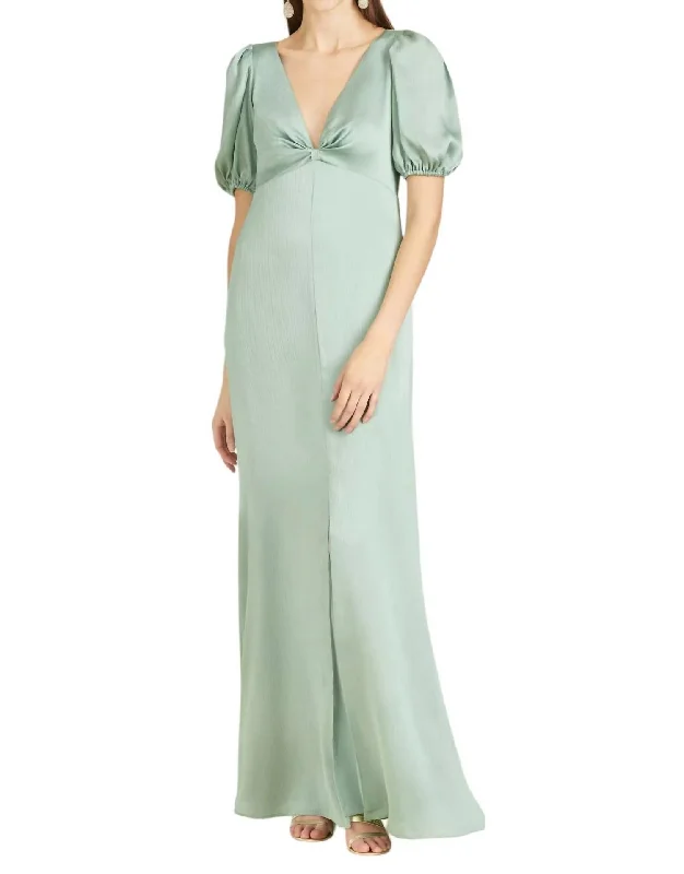 Hurry In Alli Gown In Jade