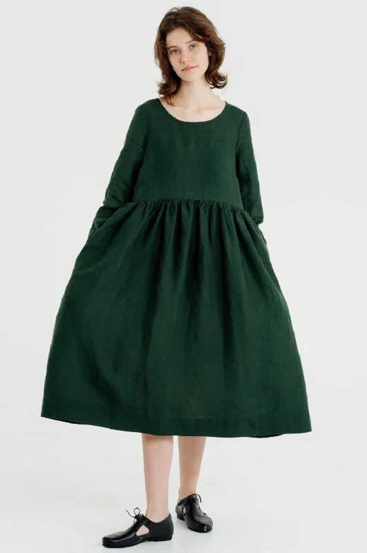 Special Promotion Smock Dress, Long Sleeve