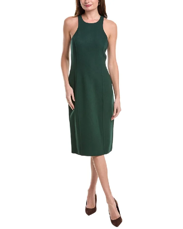 Price Reduction Michael Kors Collection Racerback Wool-Blend Sheath Dress