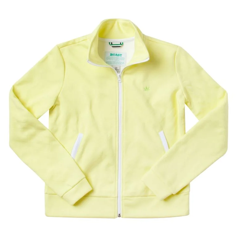 Super Deal BOAST Women's Sunny Lime Quilted Bomber Jacket $140 NEW