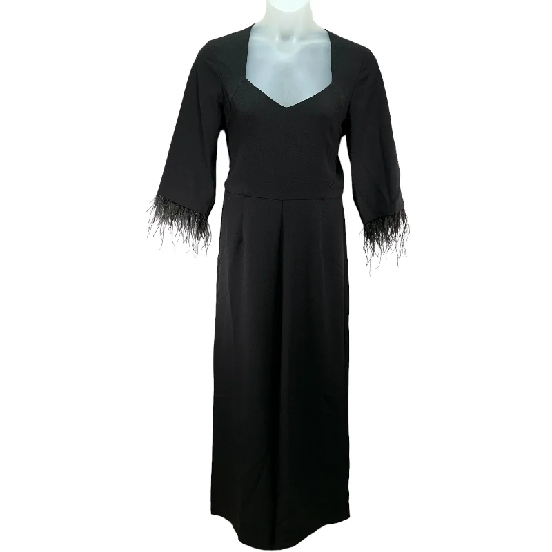 Price Drop Feather-Trim Jumpsuit By Julia Jordan  Size: 14