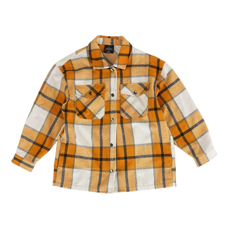 Instant Discount Yellow Plaid Jacket
