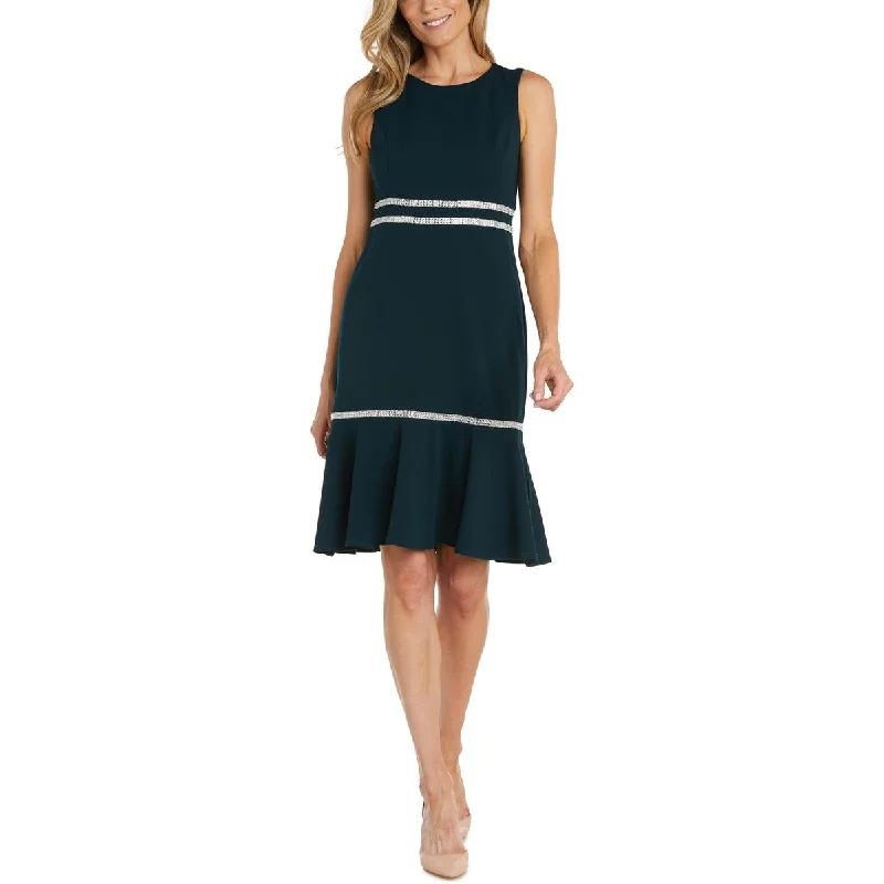 Stock Clearance Womens Sleeveless Embellished Cocktail and Party Dress