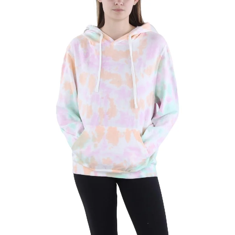 Limited Time Discount Womens Tie Dye Long Sleeve Hooded Sweatshirt